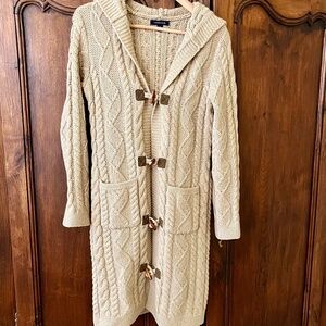 Merino Wool Cardigan Size 2-4 Lands' End
